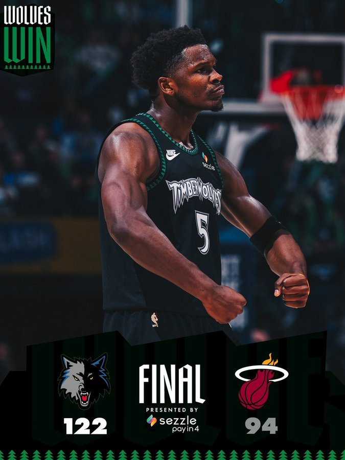 距10000分只差23分！华子26分5板，狼队28分大胜，3连胜稳居前六
