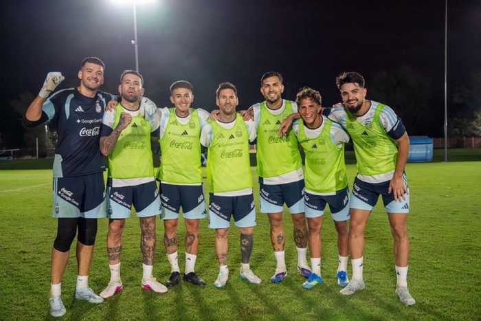 阿根廷国家队训练赛战胜毛里塔尼亚