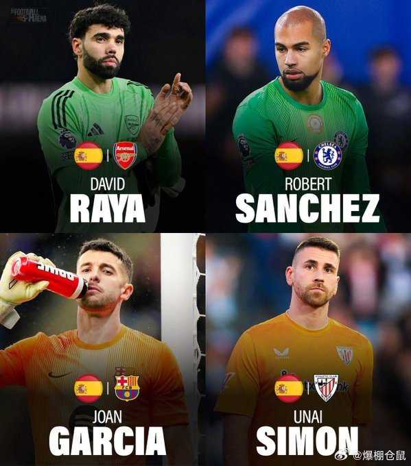 西班牙主帅称拥有4位世界前十门将，世界杯首发引热议